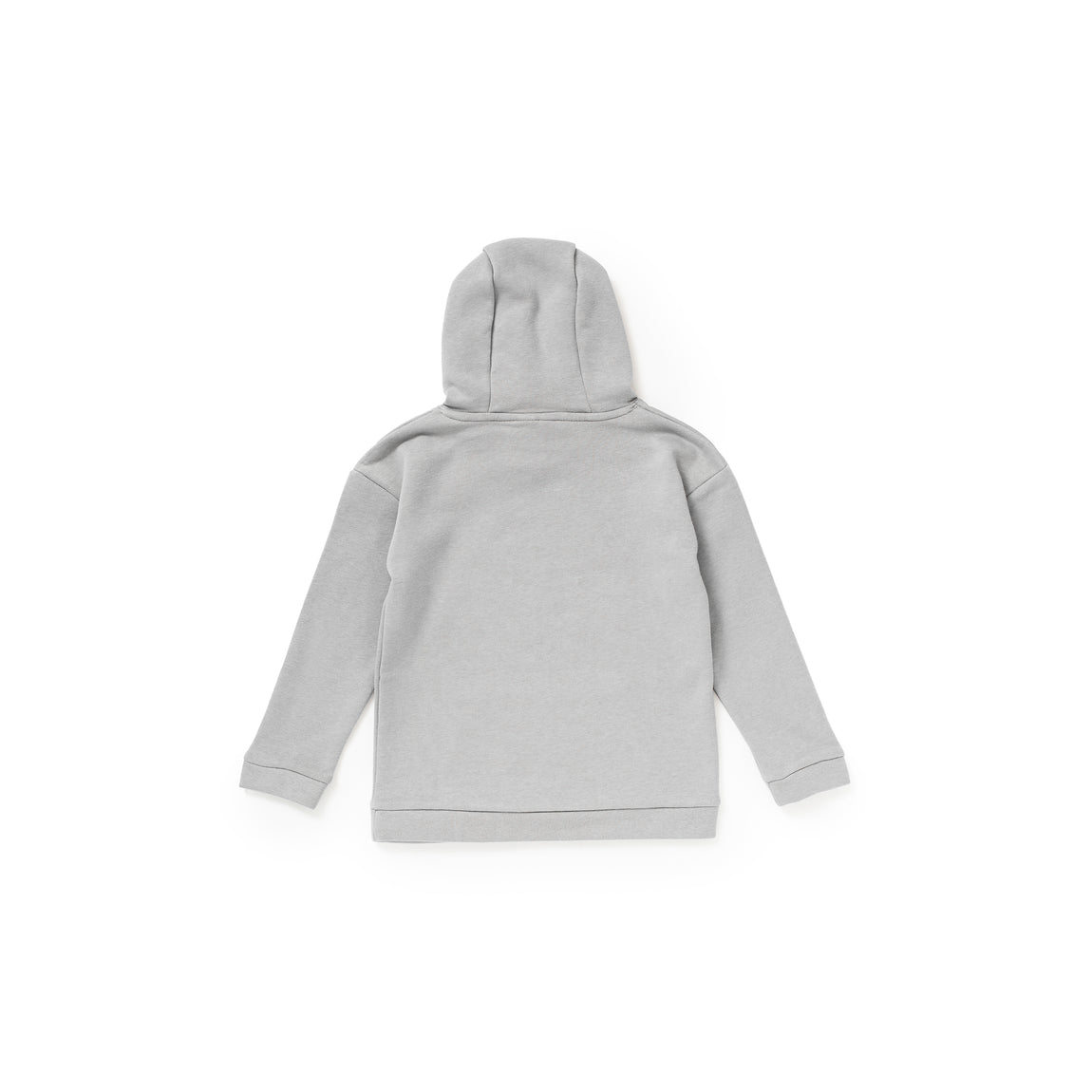 Centre Kids Drop Shoulder Pullover Hoodie (Ultimate Grey) - Centre Kids Drop Shoulder Pullover Hoodie (Ultimate Grey) - 