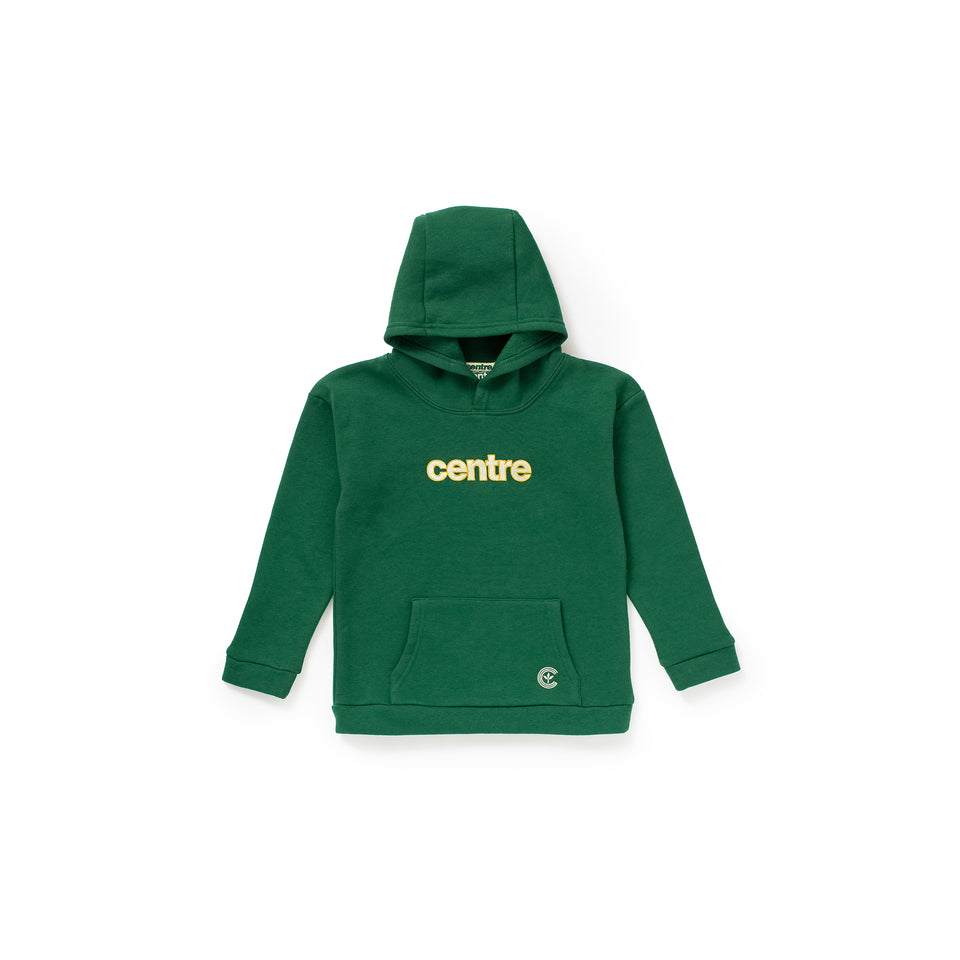 Centre Kids Drop Shoulder Pullover Hoodie (Dark Ivy) - Centre - Hoodies and Sweatshirts