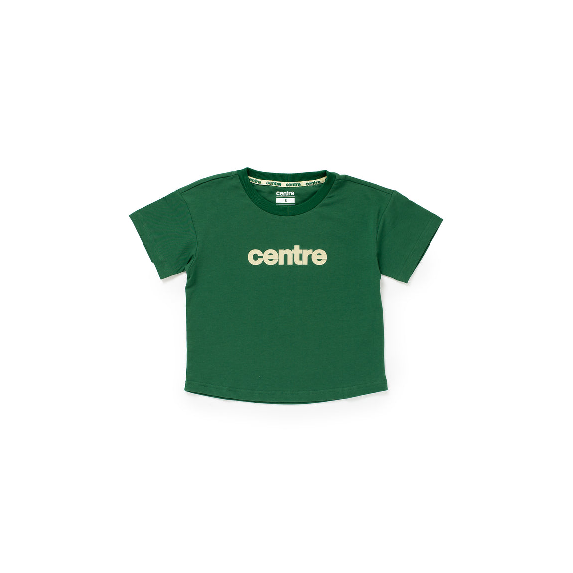 Centre Kids Wordmark Tee (Dark Ivy) - Centre Kids Wordmark Tee (Dark Ivy) - 