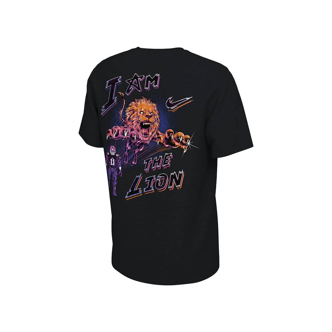 Micah Parsons Nike Football Performance Tee QS (Black) - Micah Parsons Nike Football Performance Tee QS (Black) - 
